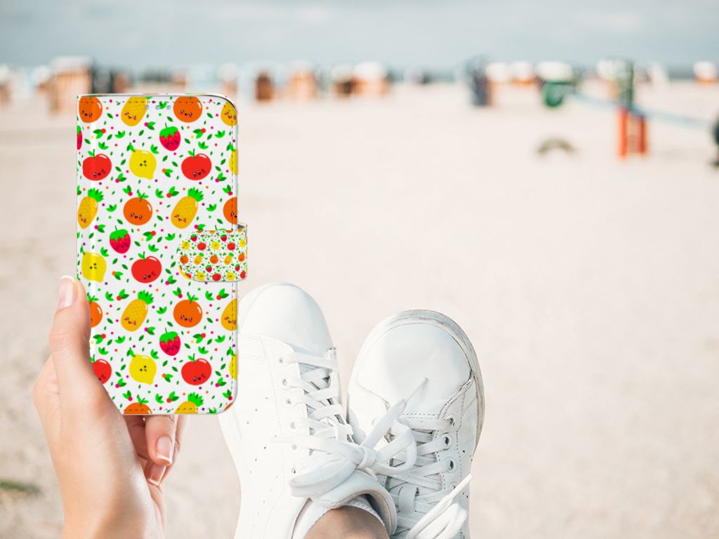 Huawei P40 Lite Book Cover Fruits