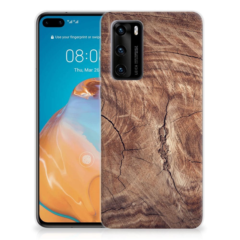 Huawei P40 Bumper Hoesje Tree Trunk