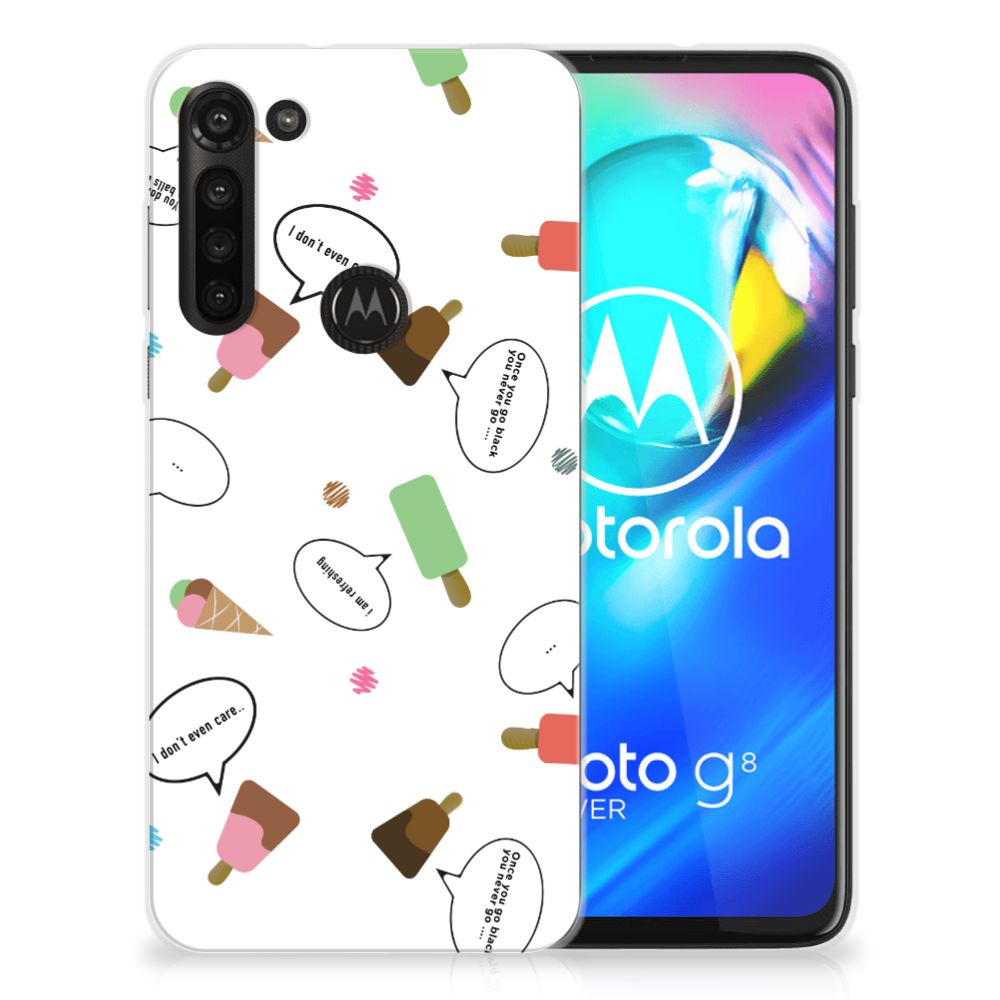 Motorola Moto G8 Power Siliconen Case IJsjes B2C Telecom