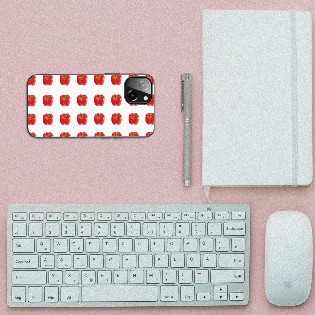 Apple iPhone 13 Back Cover Hoesje Paprika Red B2C Telecom