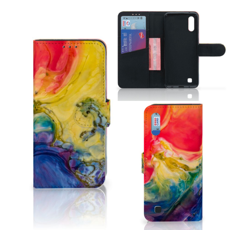 Hoesje Samsung Galaxy M10 Watercolor Dark
