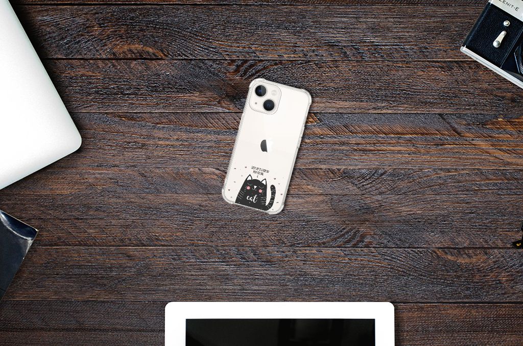 iPhone 13 Stevig Bumper Hoesje Cat Good Day B2C Telecom