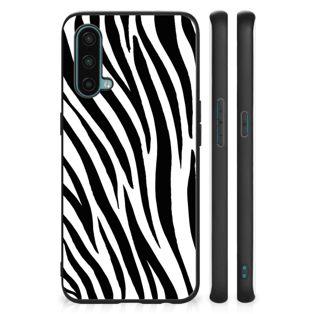 OnePlus Nord CE 5G Dierenprint Telefoonhoesje Zebra B2C Telecom