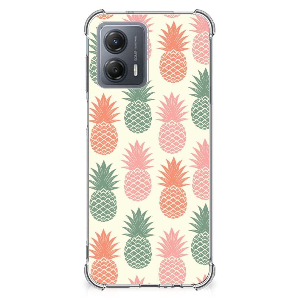 Motorola Moto G53 Beschermhoes Ananas