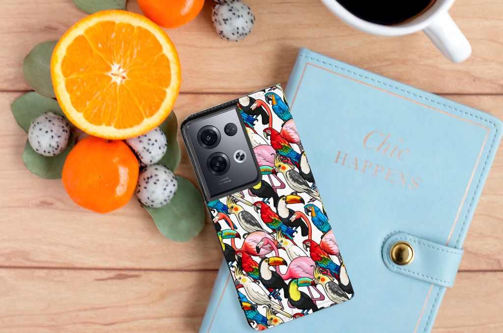 OPPO Reno8 Pro Hoesje maken Birds - B2C Telecom
