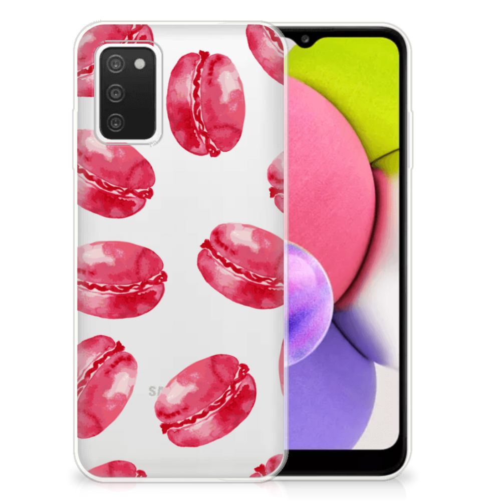 Samsung Galaxy A03S Siliconen Case Pink Macarons B2C Telecom