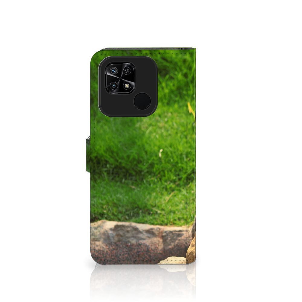 Xiaomi Redmi 10C Telefoonhoesje met Pasjes Panda