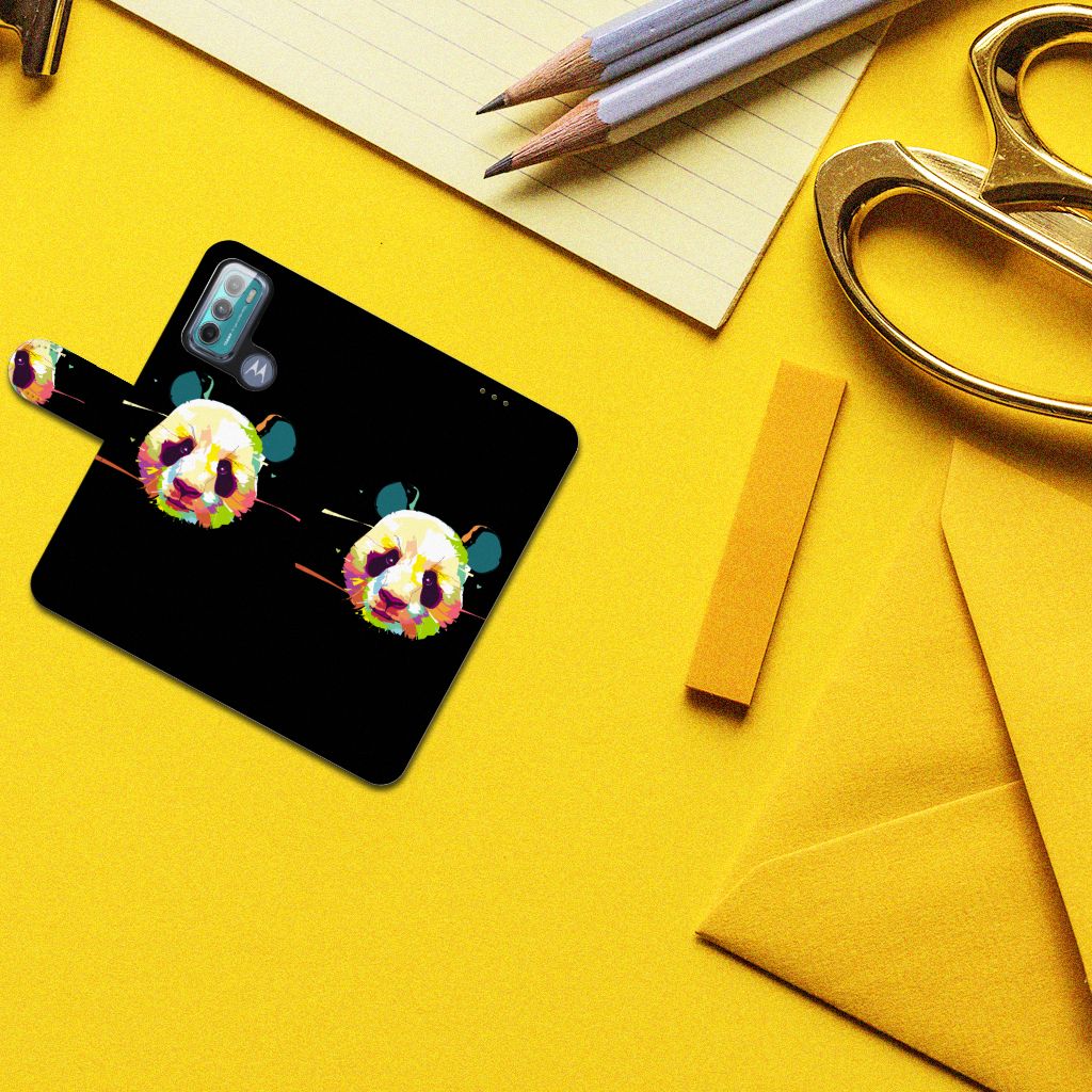 Motorola Moto G60 Leuk Hoesje Panda Color