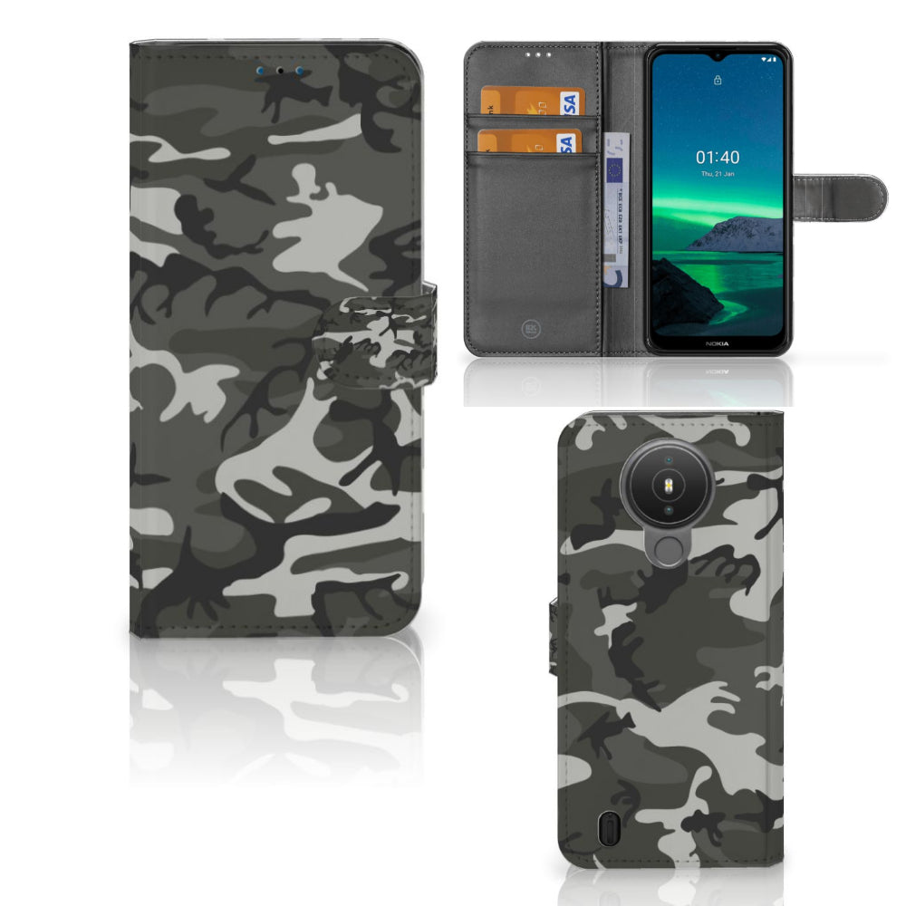 Nokia 1.4 Telefoon Hoesje Army Light