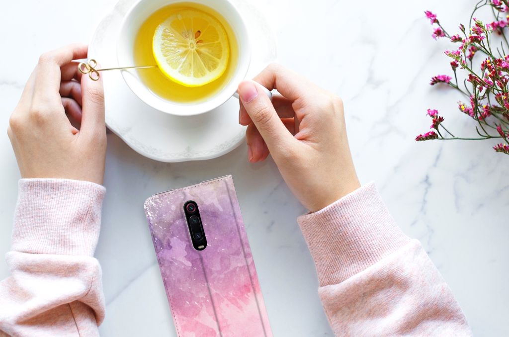 Bookcase Xiaomi Redmi K20 Pro Pink Purple Paint - B2C Telecom