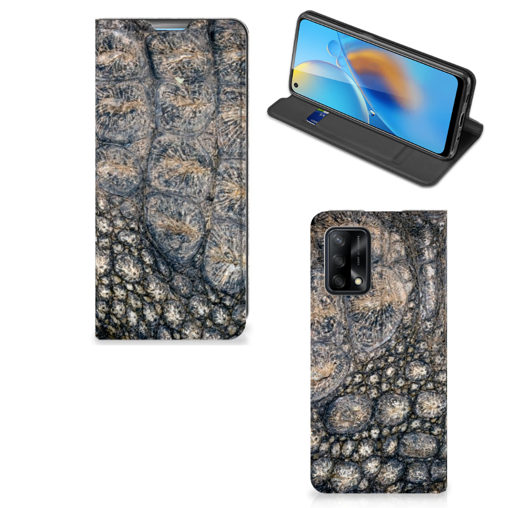 OPPO A74 4G Hoesje maken Krokodillenprint - B2C Telecom
