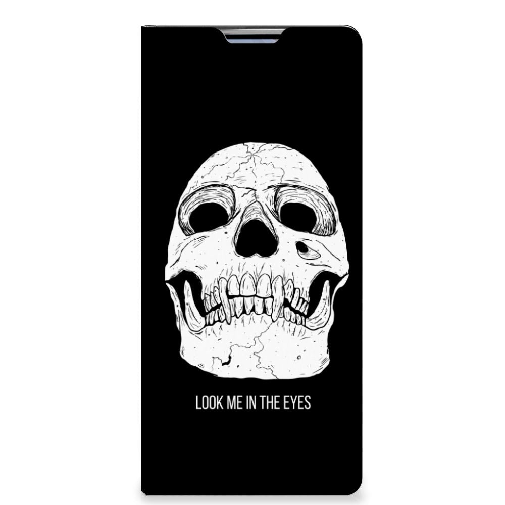 Mobiel BookCase OPPO Find X3 Neo Skull Eyes - B2C Telecom