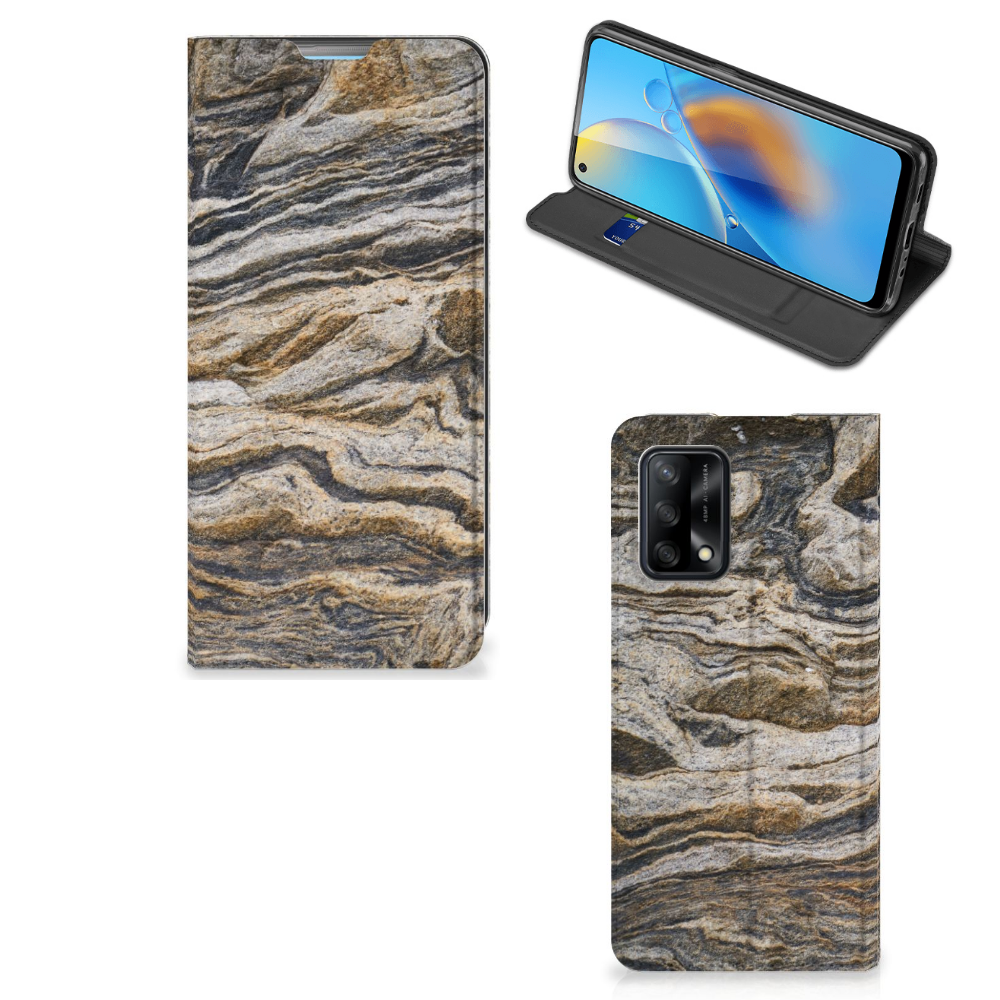 OPPO A74 4G Standcase Steen - B2C Telecom