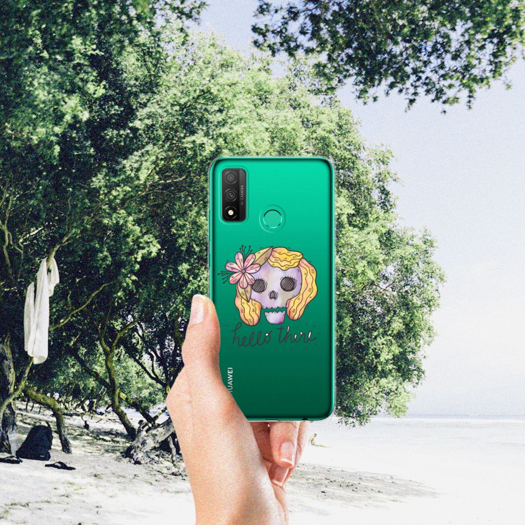 Silicone Back Case Huawei P Smart 2020 Boho Skull B2C Telecom