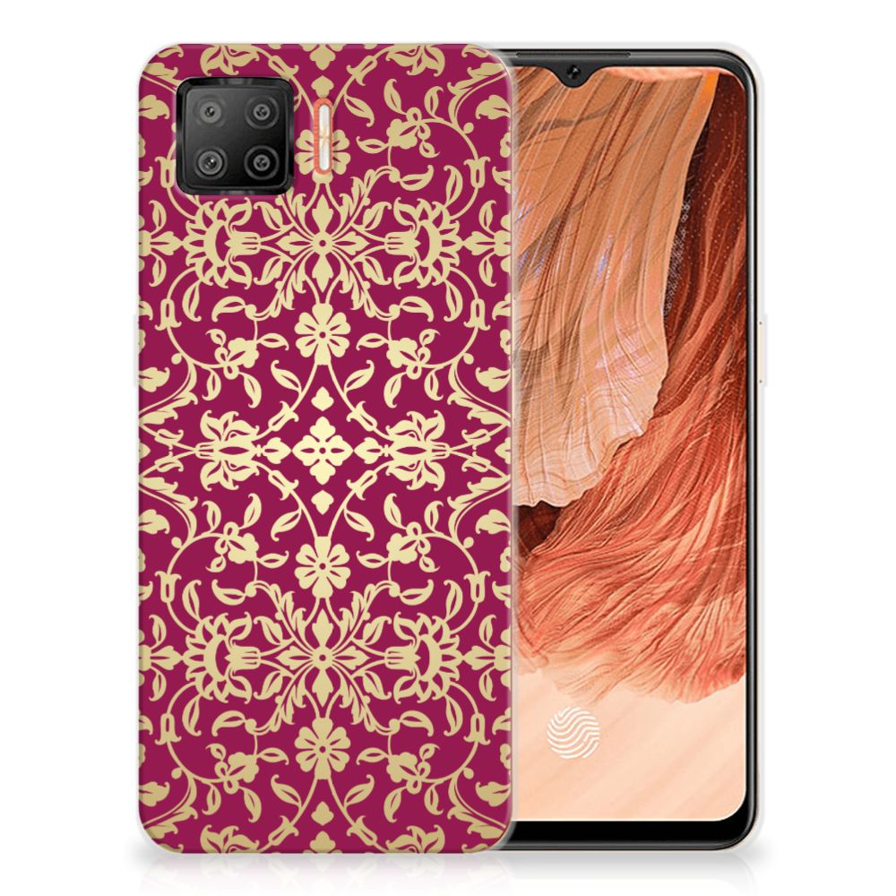 Siliconen Hoesje OPPO A73 4G Barok Pink B2C Telecom
