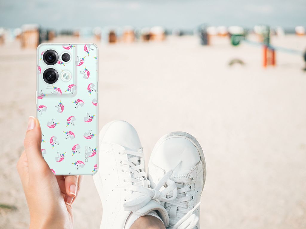 TPU bumper voor OPPO Reno8 Pro Unicorns B2C Telecom