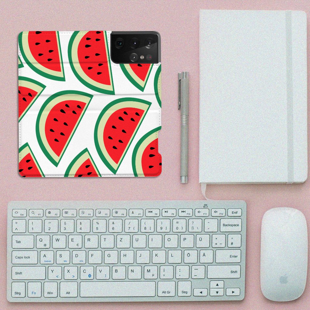 Samsung Galaxy S21 Ultra Flip Style Cover Watermelons - B2C Telecom