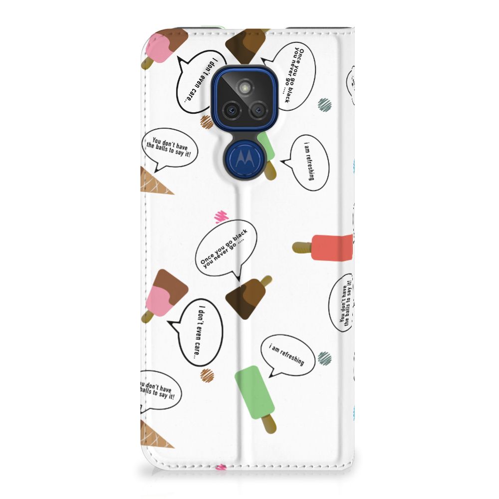 Motorola Moto G9 Play Flip Style Cover IJsjes - B2C Telecom