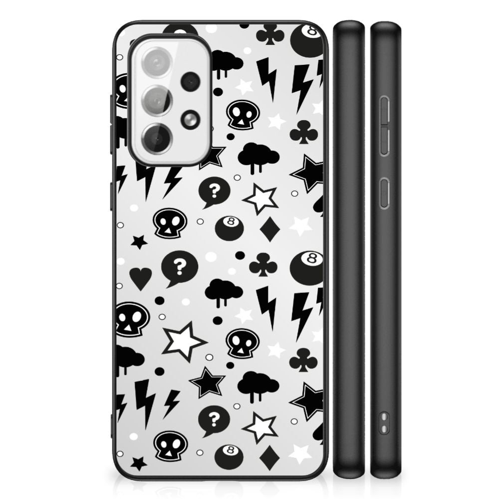 Telefoonhoesje Samsung Galaxy A73 Silver Punk B2C Telecom