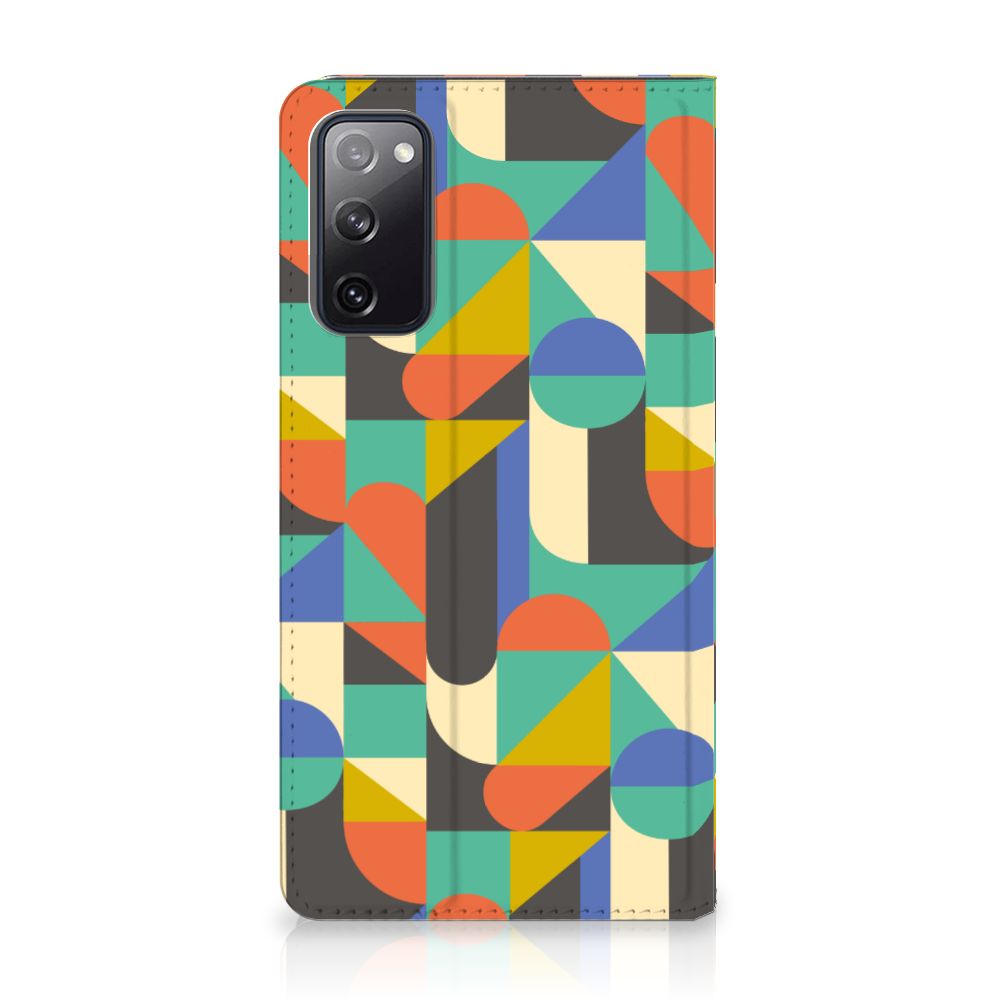 Samsung Galaxy S20 FE Hoesje met Magneet Funky Retro - B2C Telecom