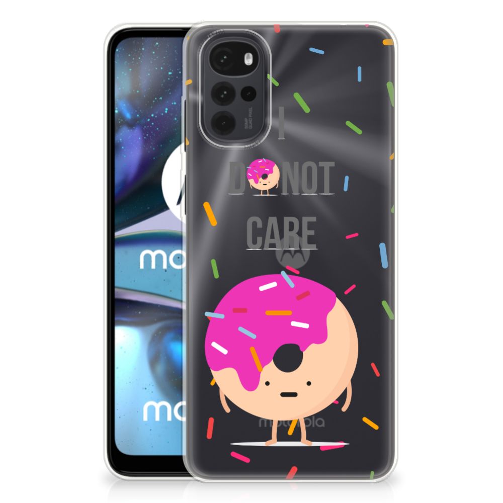 Motorola Moto G22 Siliconen Case Donut Roze B2C Telecom