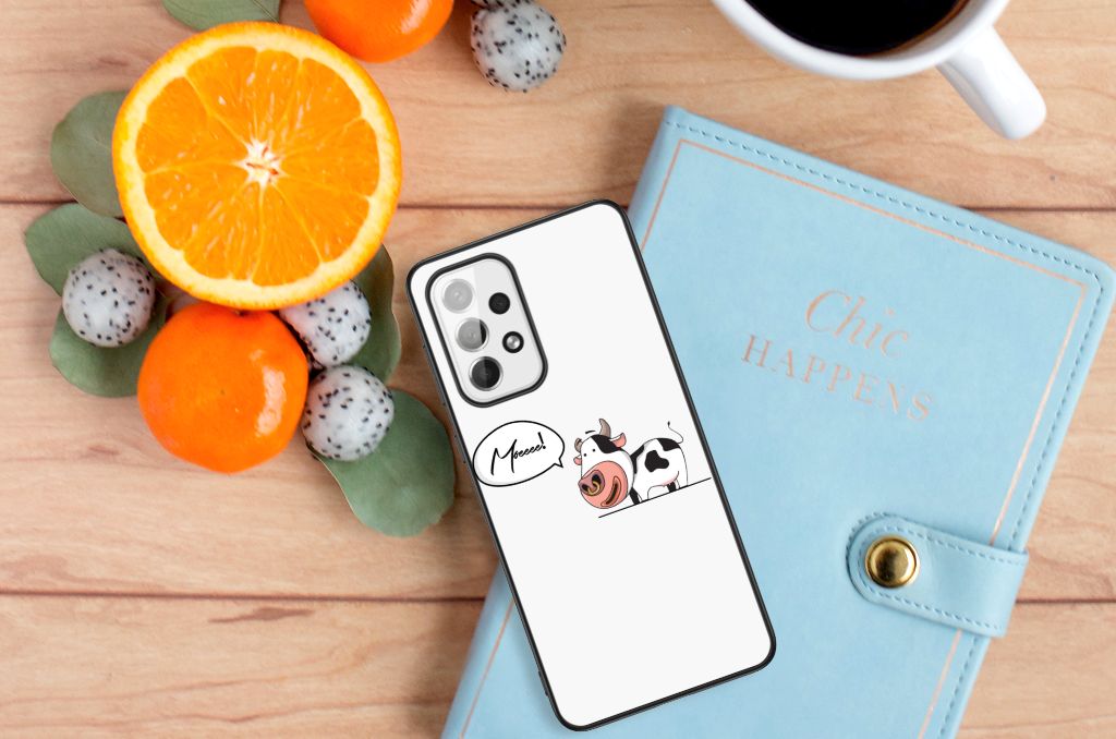 Samsung Galaxy A73 Hoesje Cow B2C Telecom