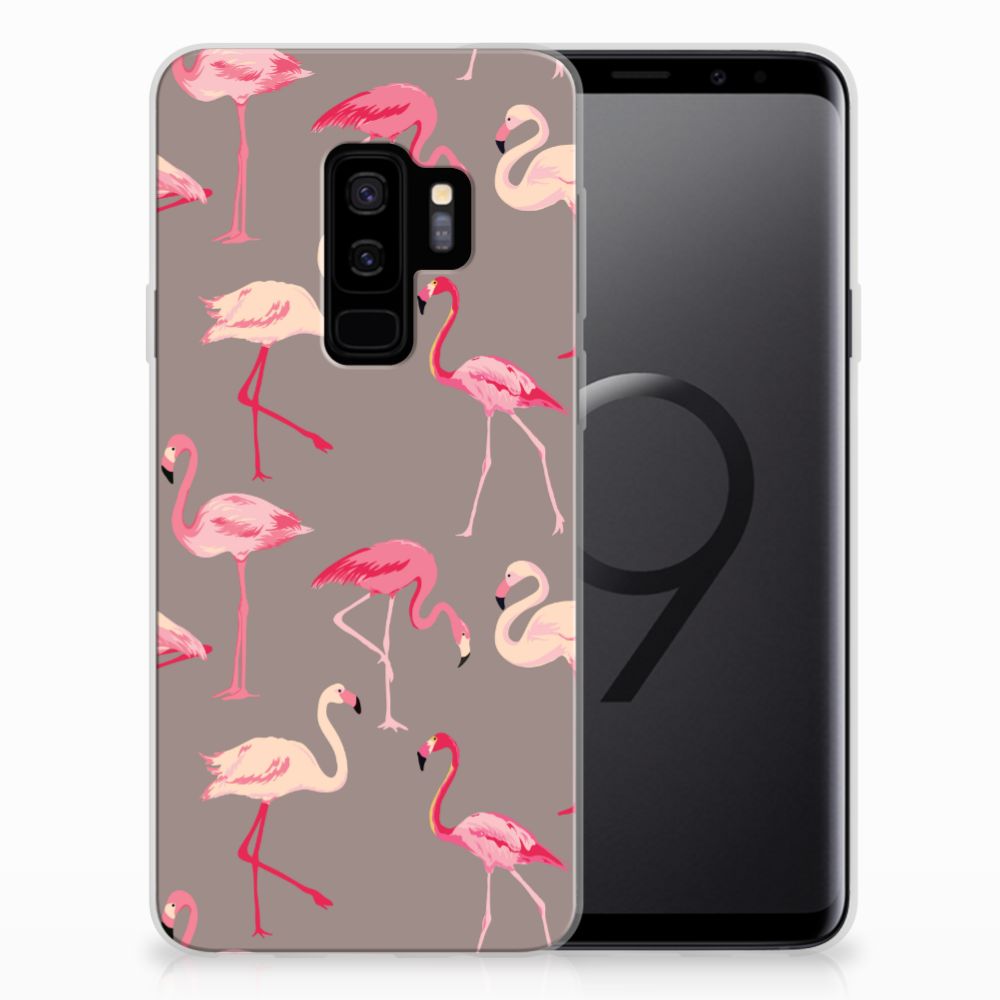 Samsung Galaxy S9 Plus TPU Hoesje Flamingo