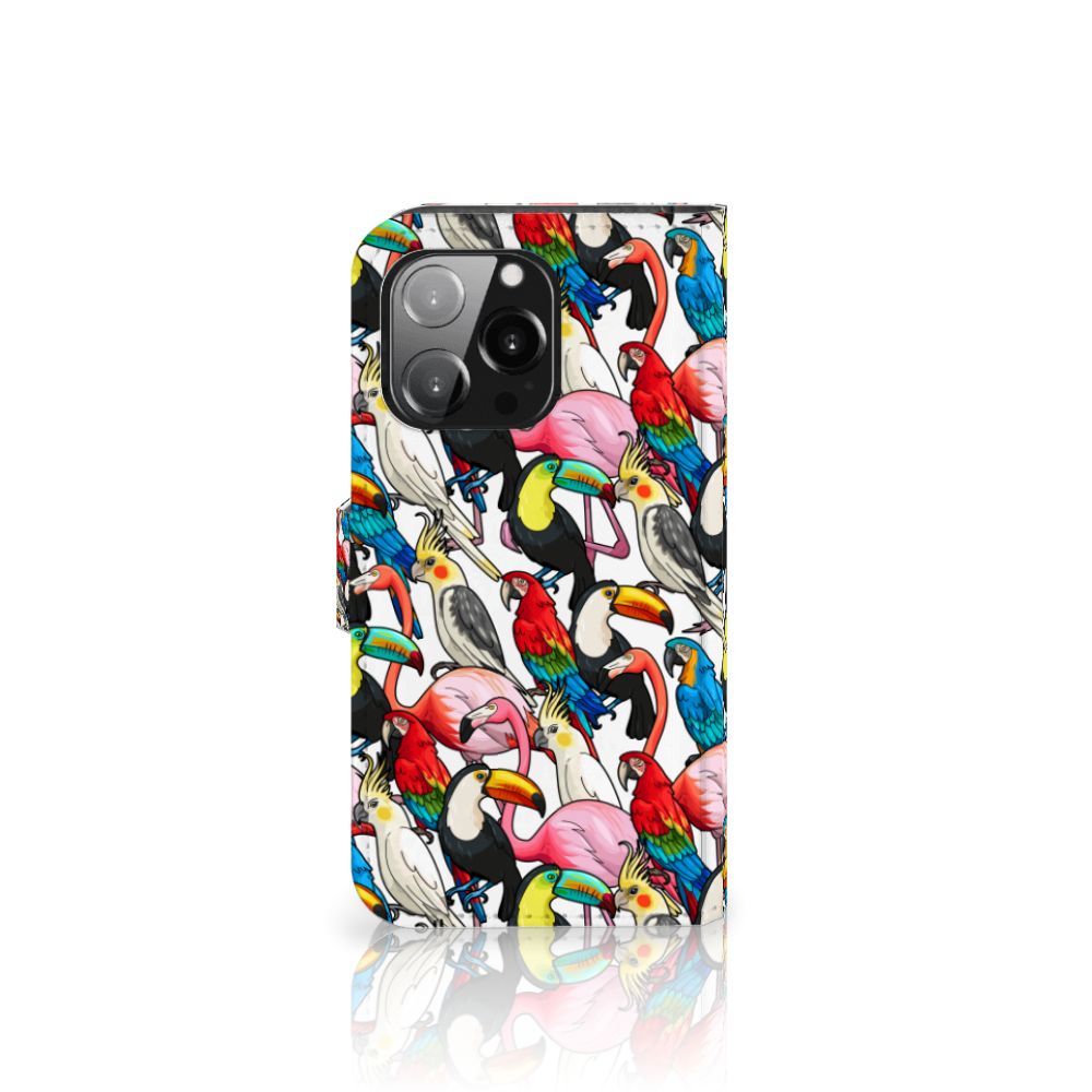 iPhone 13 Pro Telefoonhoesje met Pasjes Birds