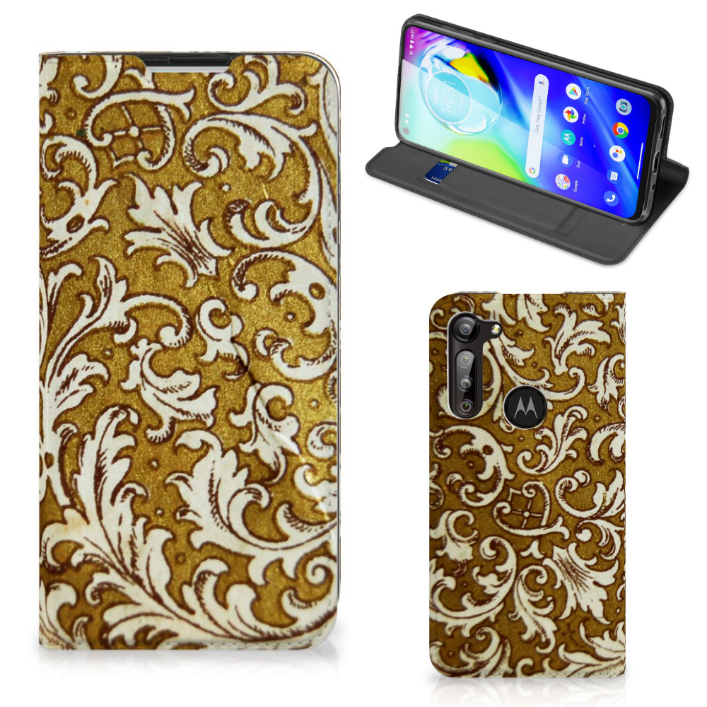 Telefoon Hoesje Motorola Moto G8 Power Barok Goud - B2C Telecom