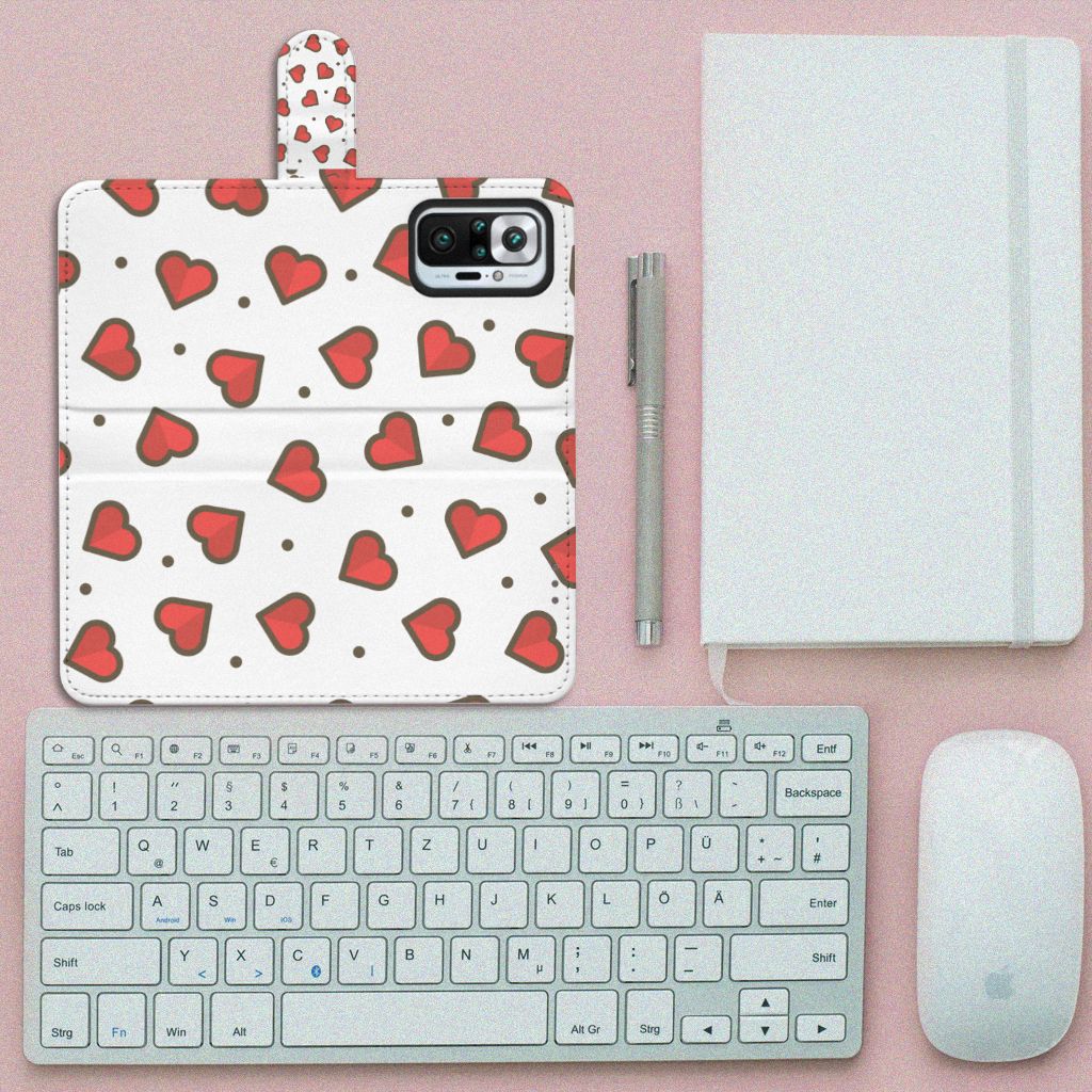 Xiaomi Redmi Note 10 Pro Telefoon Hoesje Hearts
