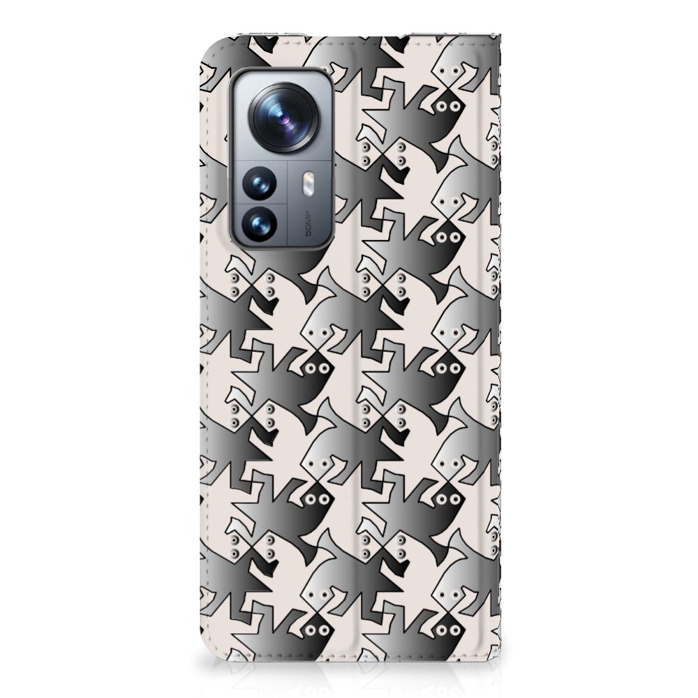 Xiaomi 12 Pro Hoesje maken Salamander Grey - B2C Telecom