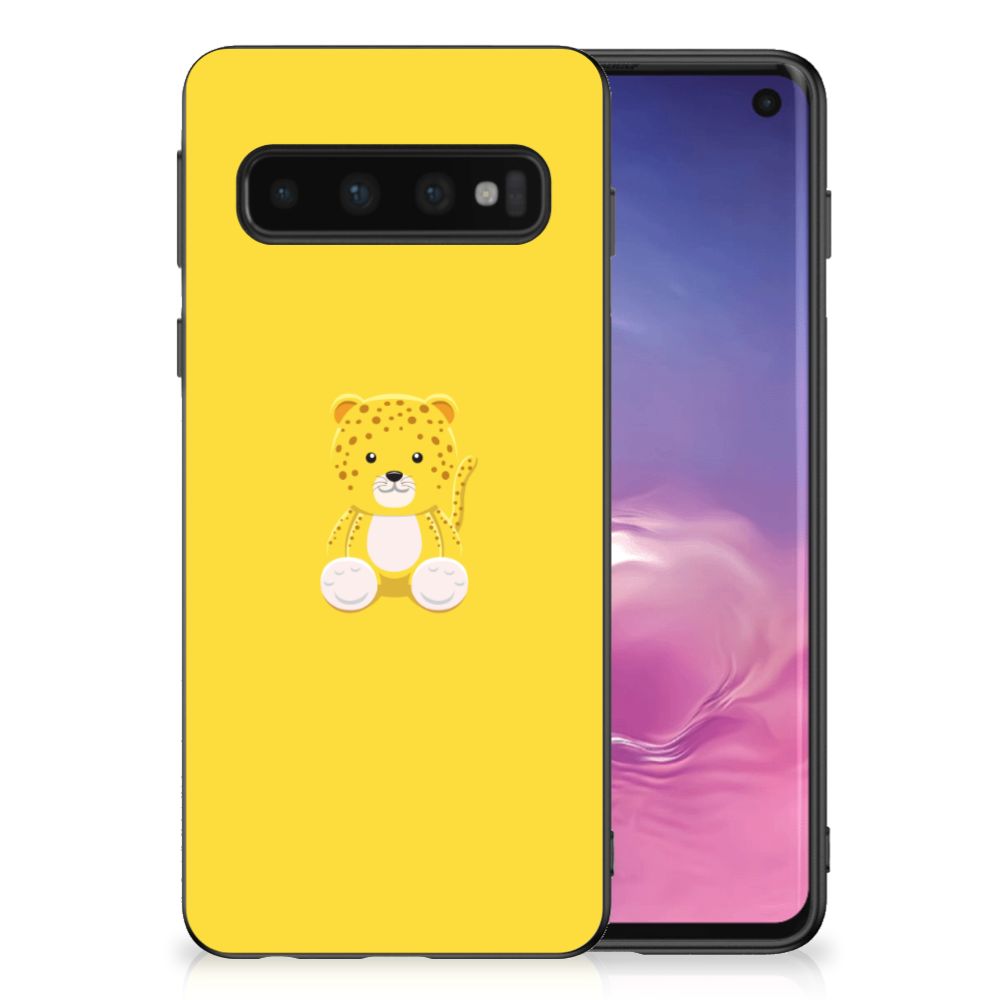 Samsung Galaxy S10 Bumper Hoesje Baby Leopard B2C Telecom