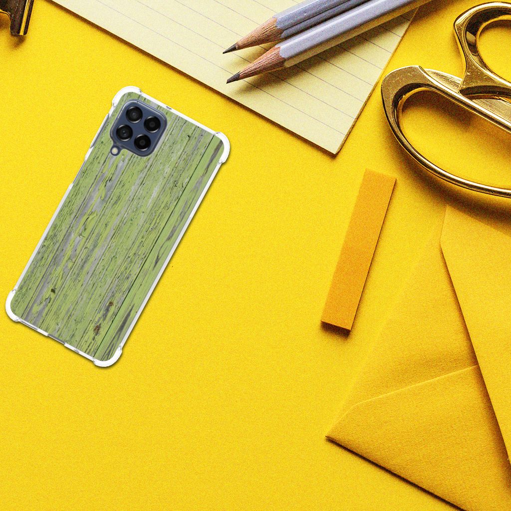 Samsung Galaxy M53 Stevig Telefoonhoesje Green Wood B2C Telecom