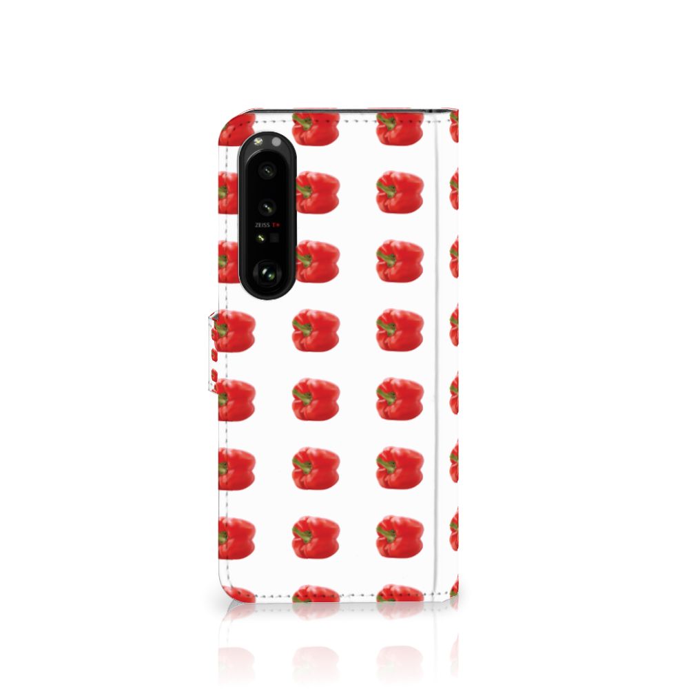 Sony Xperia 1 IV Book Cover Paprika Red