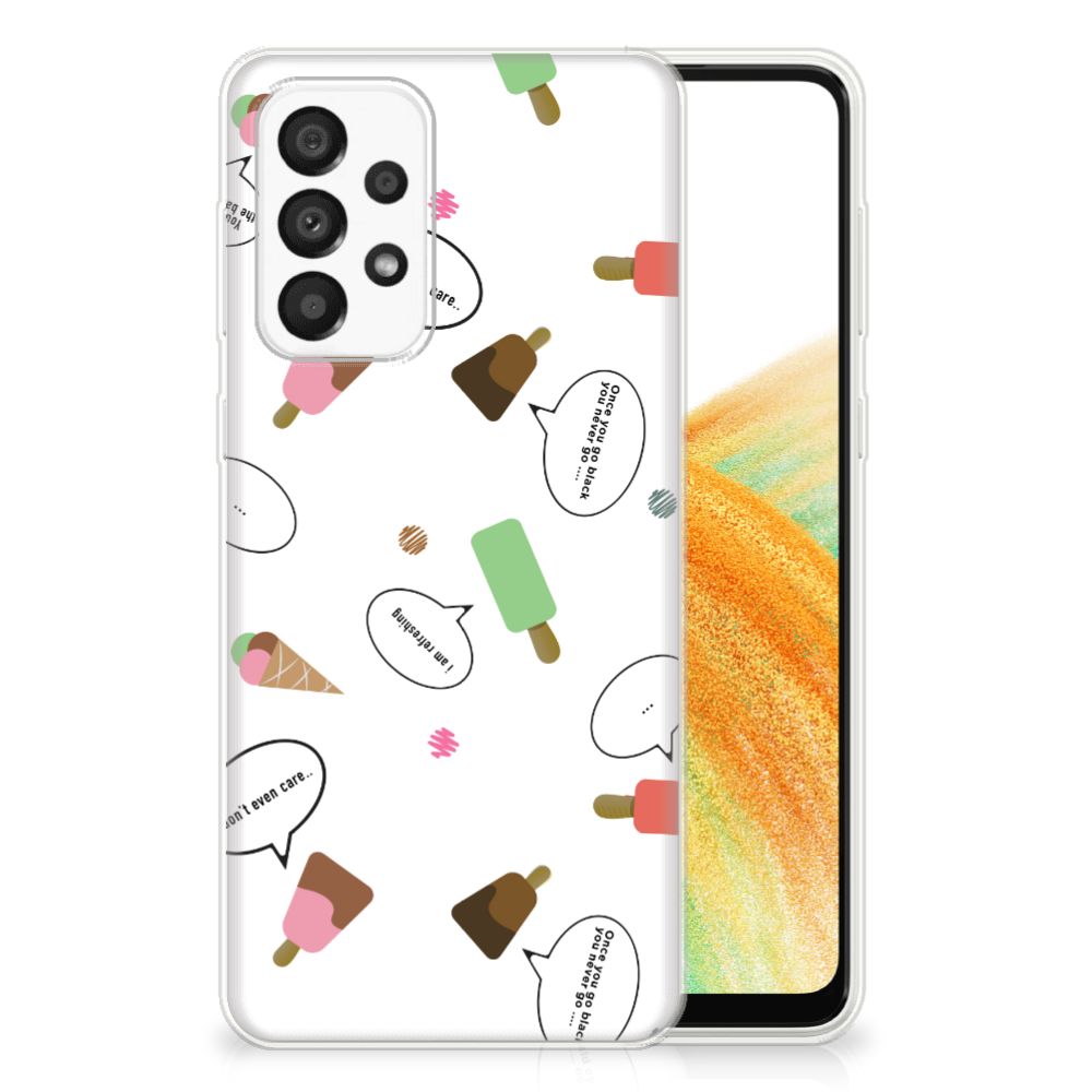 Samsung Galaxy A33 5G Siliconen Case IJsjes B2C Telecom