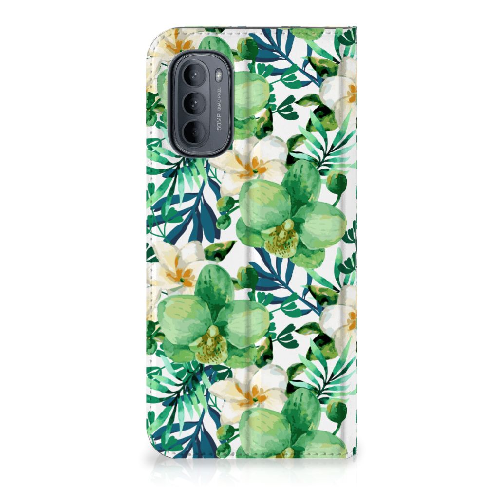 Motorola Moto G31 | G41 Smart Cover Orchidee Groen - B2C Telecom