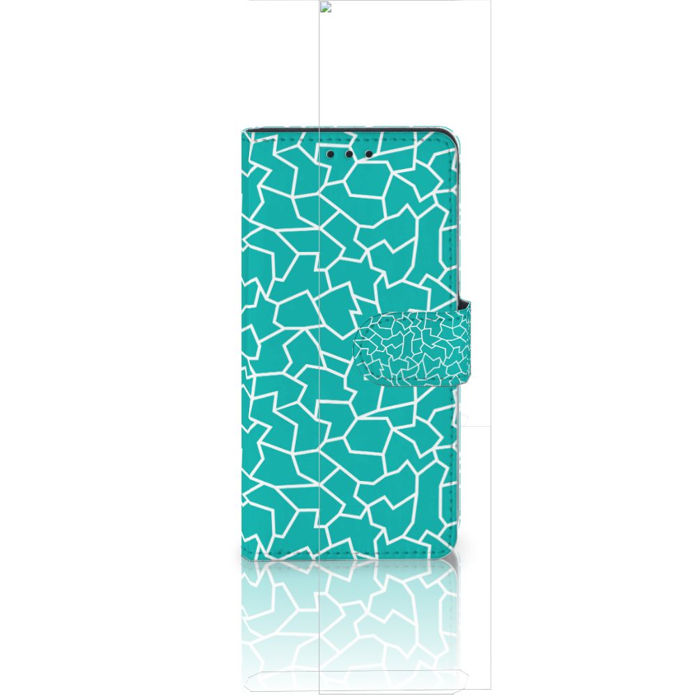 Huawei Ascend P8 Lite Hoesje Cracks Blue