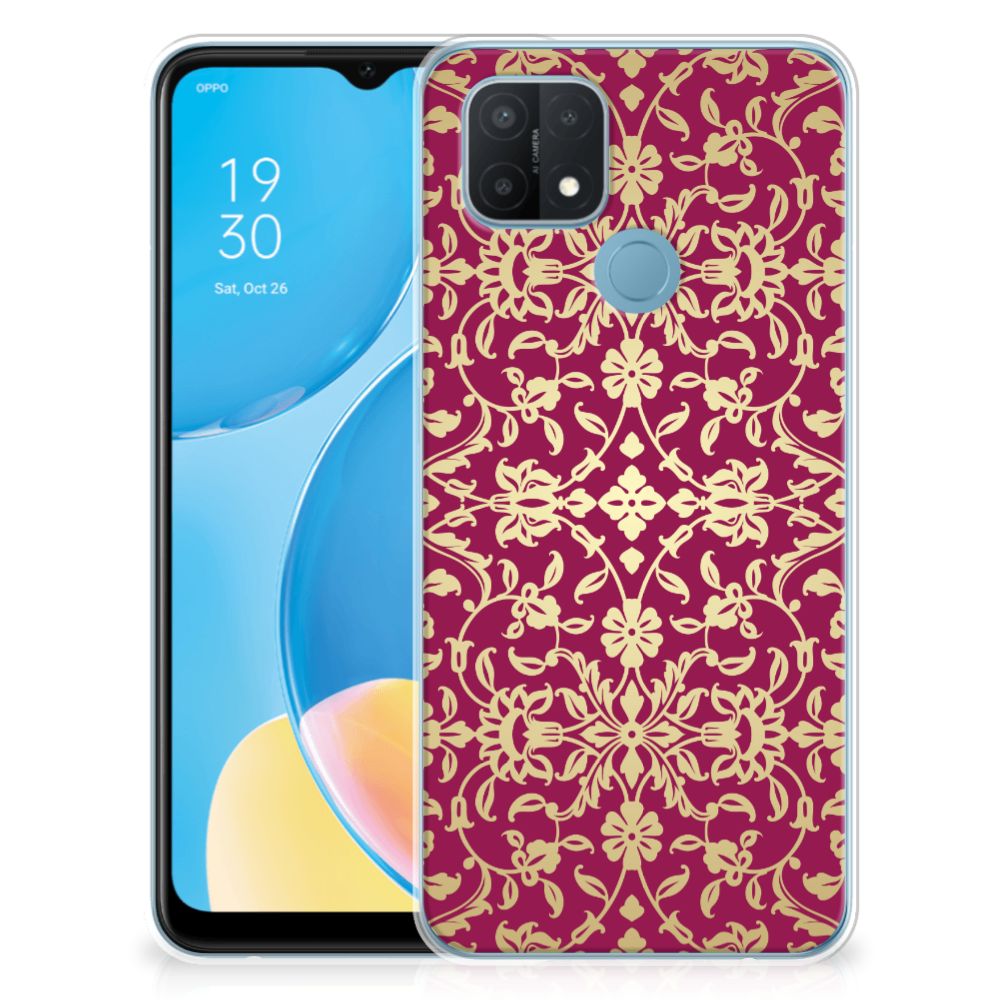 Siliconen Hoesje OPPO A15 Barok Pink B2C Telecom