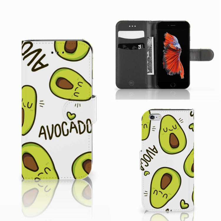 Apple iPhone 6 | 6s Leuk Hoesje Avocado Singing