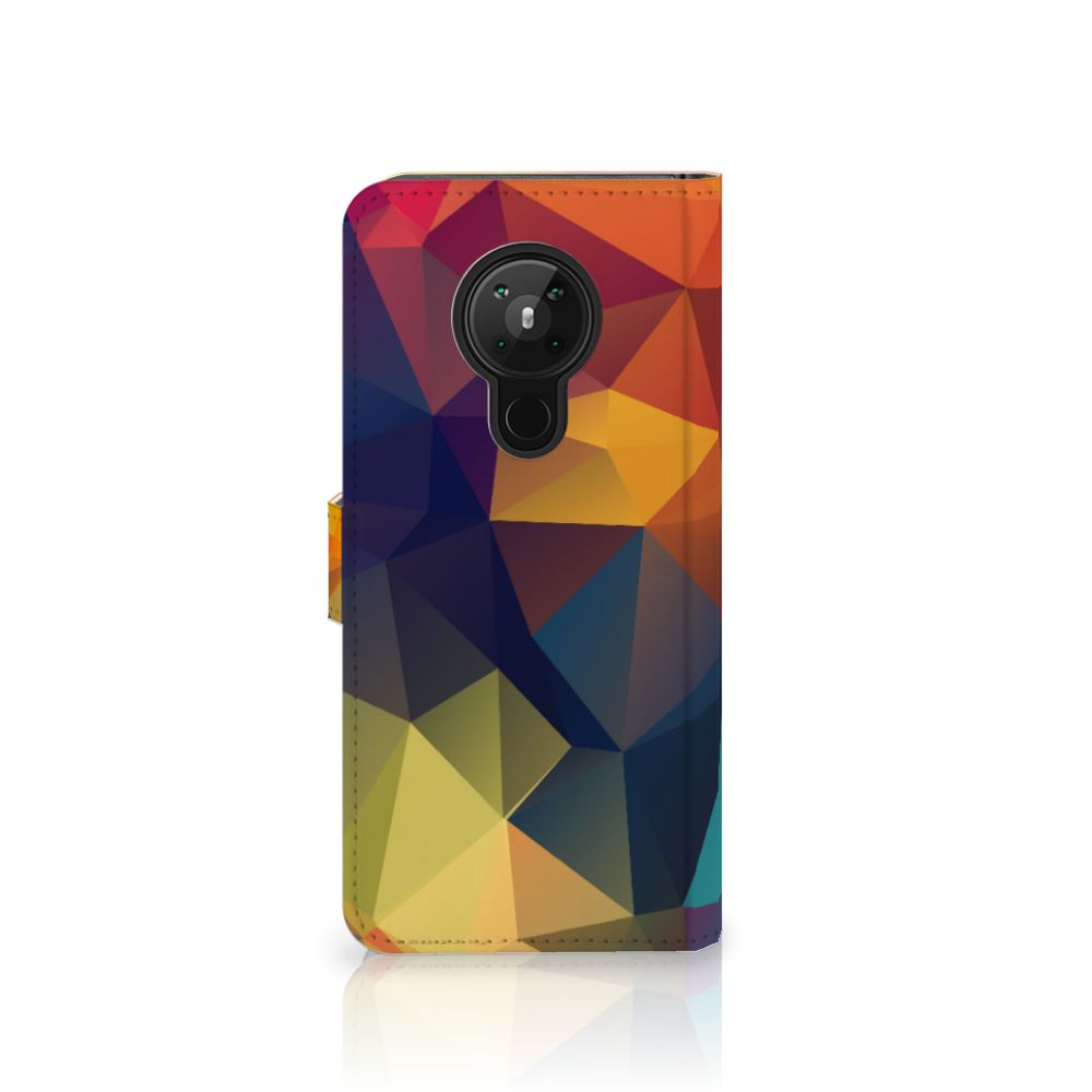 Nokia 5.3 Book Case Polygon Color