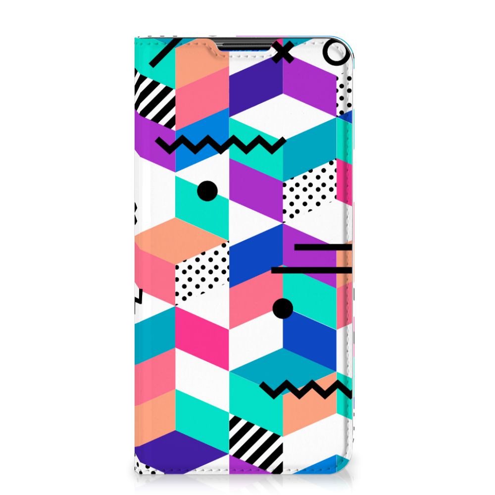 Xiaomi Redmi Note 9 Stand Case Blokken Kleurrijk - B2C Telecom
