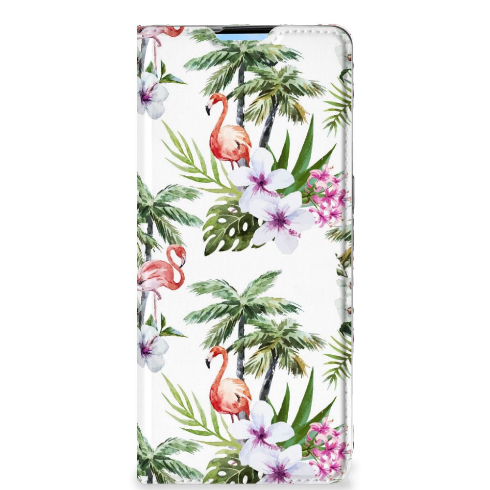 OPPO Reno4 Pro 5G Hoesje maken Flamingo Palms - B2C Telecom
