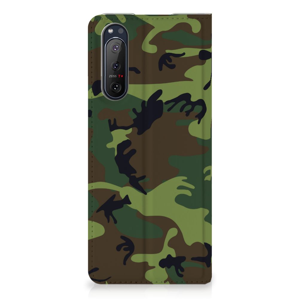 Sony Xperia 5 II Hoesje met Magneet Army Dark - B2C Telecom
