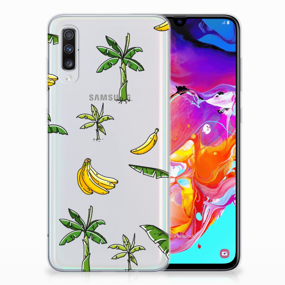 Samsung Galaxy A70 TPU Case Banana Tree
