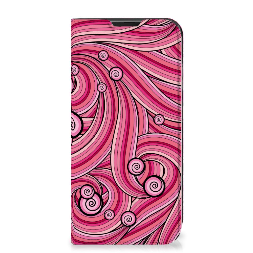 Samsung Galaxy Xcover 6 Pro Bookcase Swirl Pink