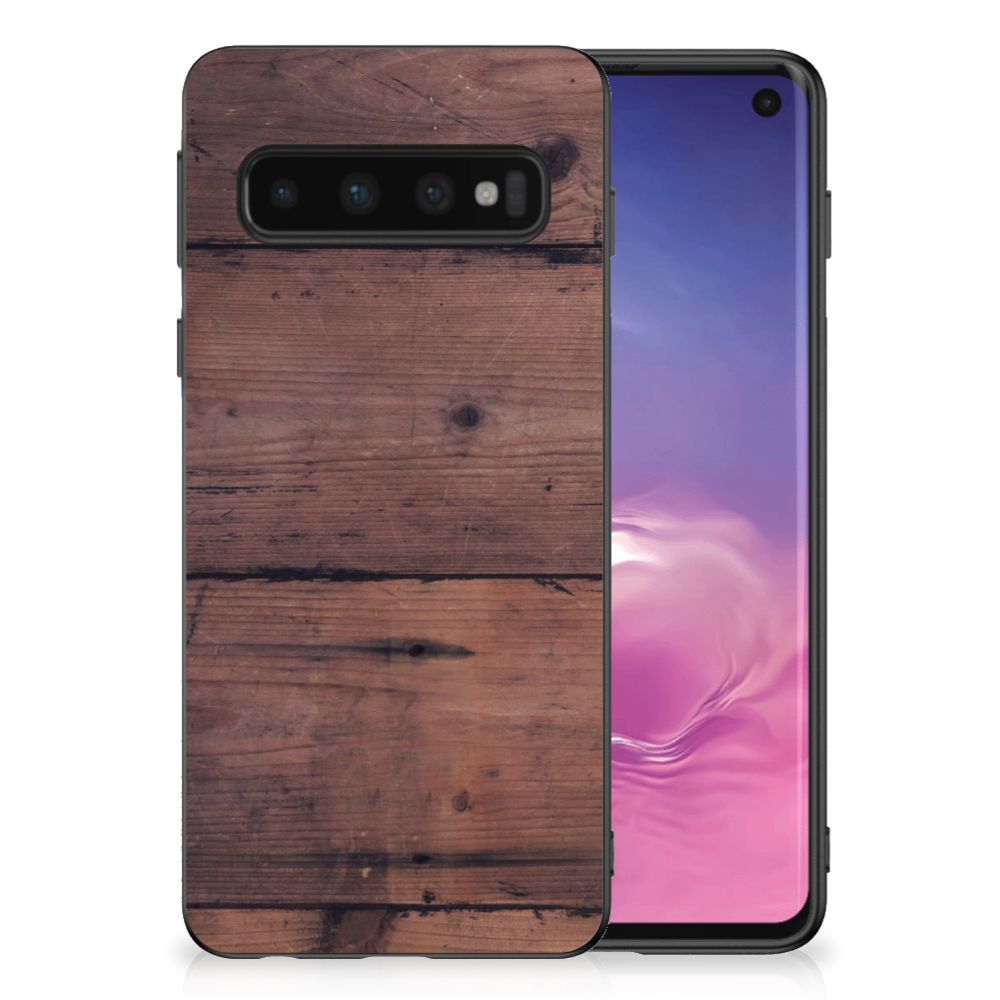 Samsung Galaxy S10 Grip Case Old Wood B2C Telecom