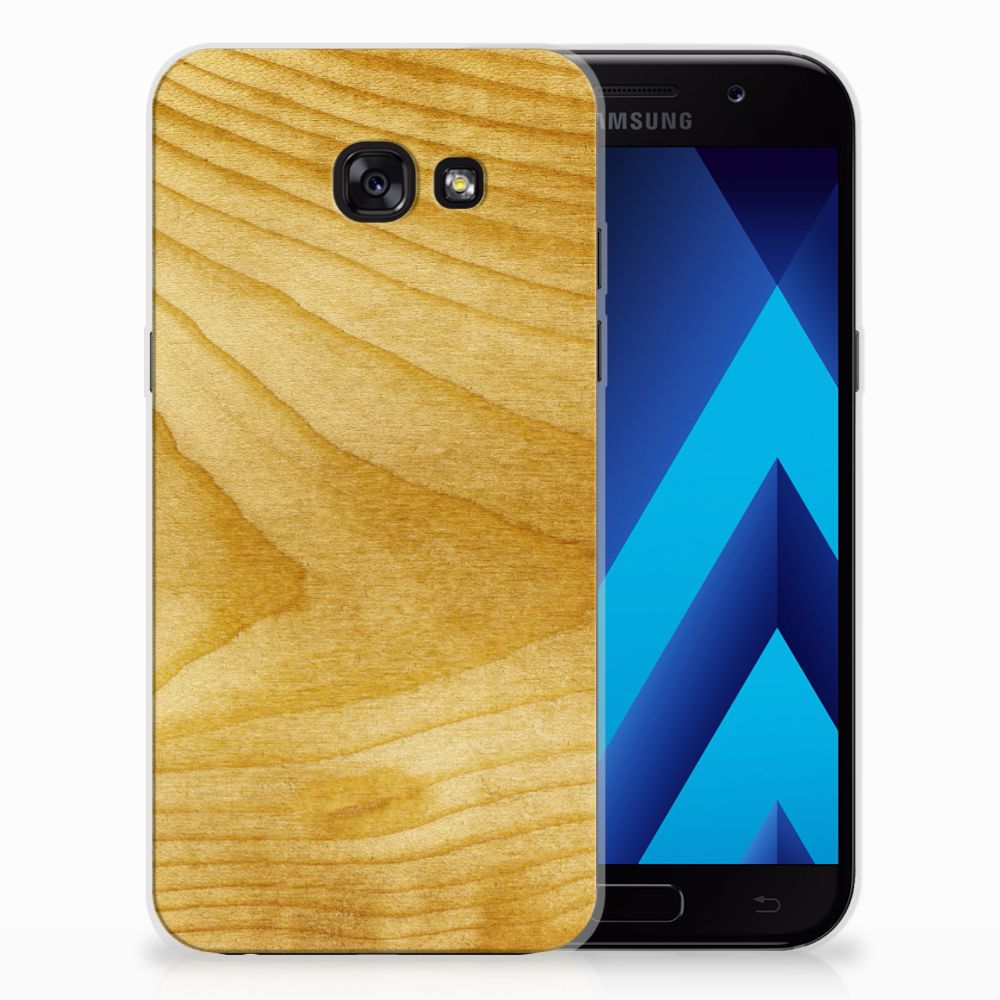 Samsung Galaxy A5 2017 Bumper Hoesje Licht Hout