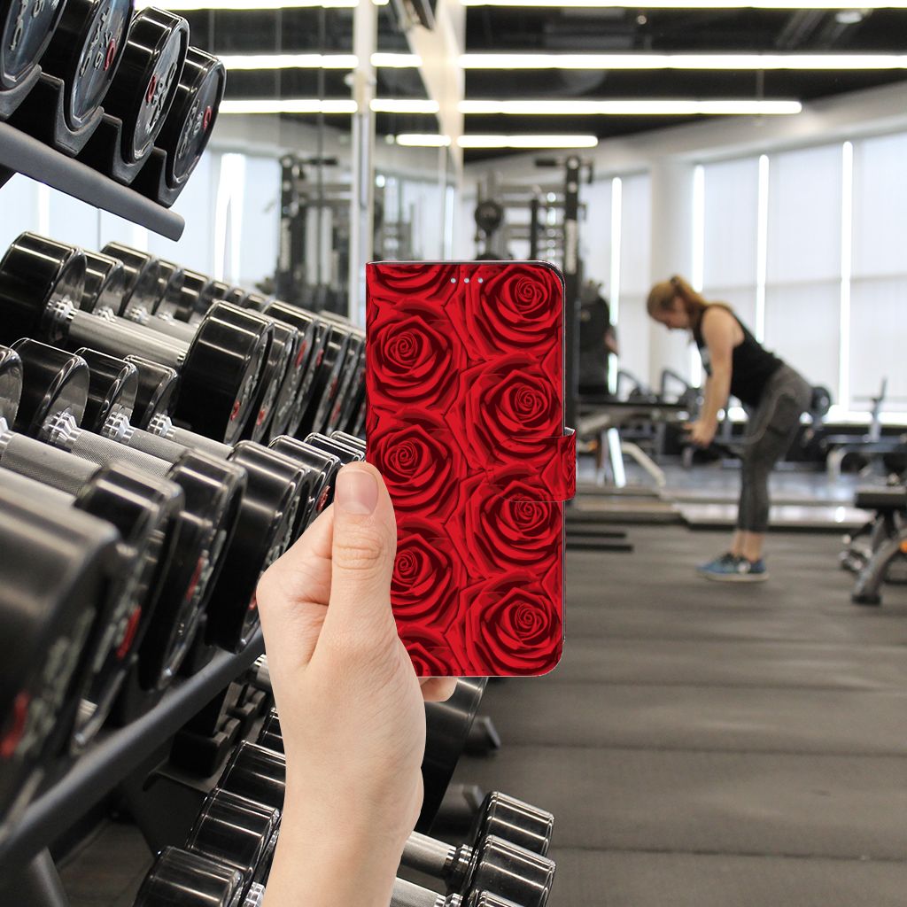 Samsung Galaxy A21s Hoesje Red Roses