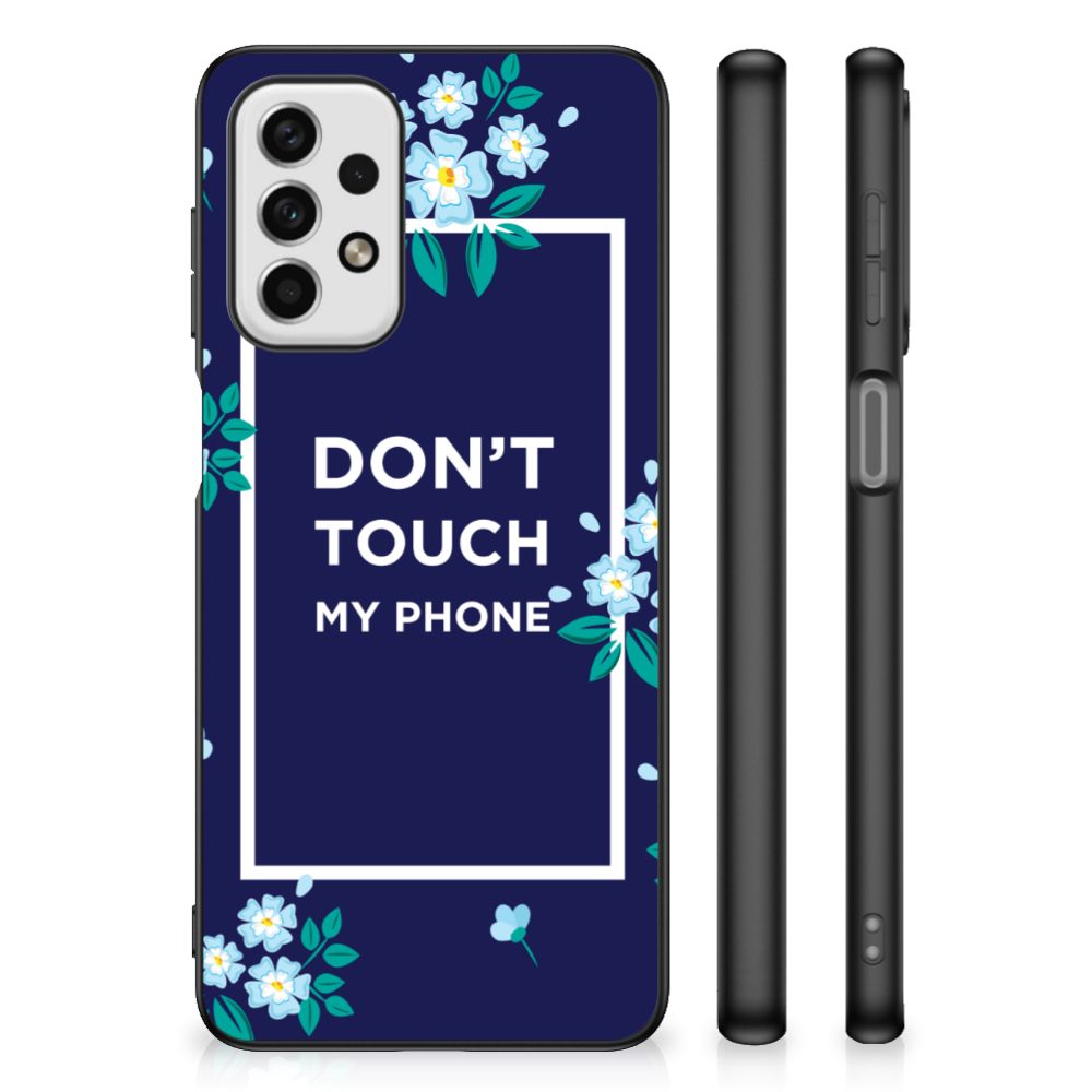 Samsung Galaxy A23 Telefoon Hoesje Flowers Blue DTMP