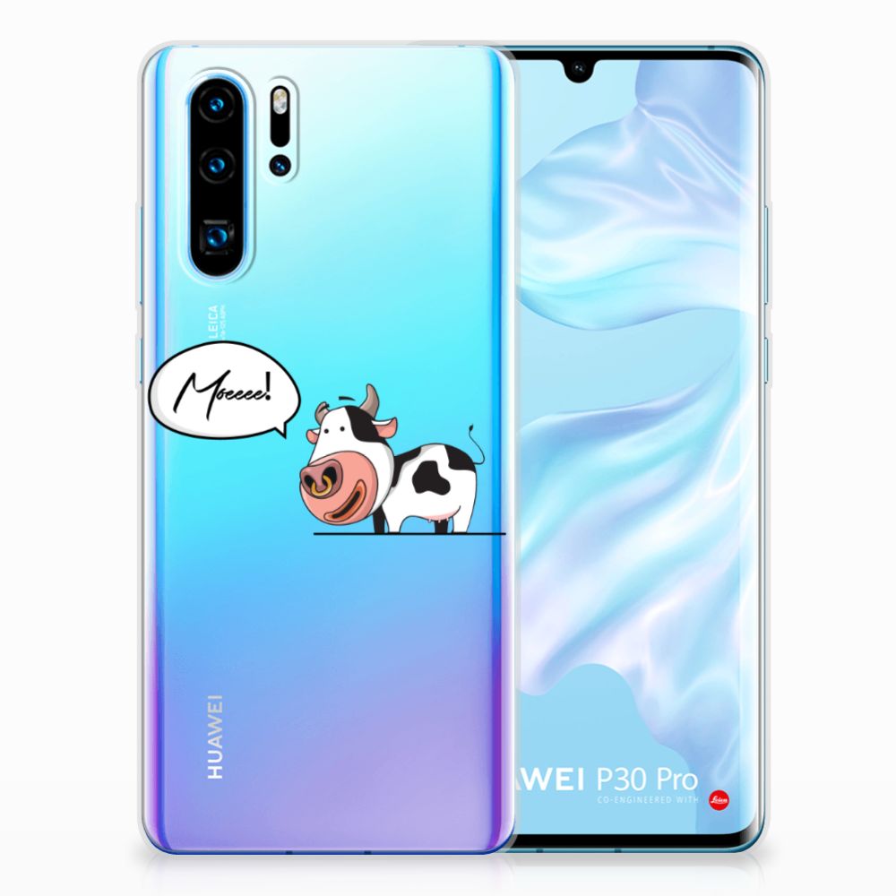 Huawei P30 Pro Telefoonhoesje met Naam Cow